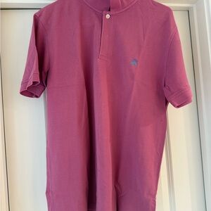 Brooks Brothers Magenta Slim Fit Polo Shirt (L)